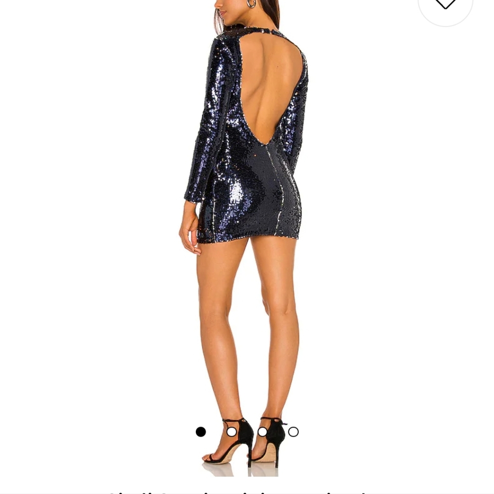 Revolve Super Down Sequence Dress - image 1